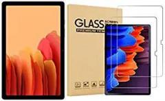 Samsung Galaxy Tab A7 26.31 cm, Slim Metal Body, Quad Speakers with Dolby Atmos, RAM 3 GB, ROM 32 GB Expandable, Wi Fi only, Gold + 2 Pack Tempered