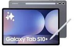 Samsung Galaxy Tab S10 Plus, S Pen in Box, 31.5 cm Dynamic AMOLED 2X Display, 12 GB RAM, 256 GB Storage, Wi Fi + 5G Tablet, Moonstone Gray