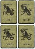 Shreenathji Trading Gold Anti Radiation Chip/Patch For Mobiles/Tablets/Microwaves/Television/Laptops Set Of 4 Pcs