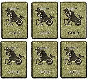 Shreenathji Trading Gold Anti Radiation Chip/Patch for Mobiles/Tablets/Microwaves/Television/Laptops Set of 6 Pcs