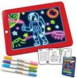 SIMMANS Magic Pad Light Up 3D Light Up Drawing Board Doodle Magic Glow Pad