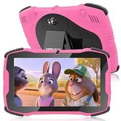 Tablet for Kids 7 Kids Tablet for Toddlers Tablet with Case Included, Kids Learning Tablet with Wi Fi Dual Camera 2GB 32GB, Tablet Kids Parental Controls, Shock Proof Children Tablet for Boy Girls