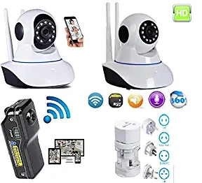 Tower Imported WiFi CCTV Camera, Web Camera & Adopter Set