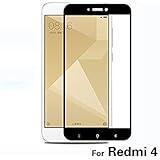 AA HD+ Crystal Clear Full Screen Coverage Tempered Glass Screen Protector For XiaoMi RedMi 4 [May 2017 Release] Sapphire Black