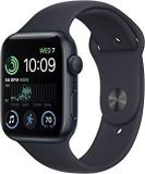 Apple Watch SE GPS 44mm Midnight Aluminium Case with Midnight Sport Band Regular