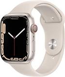 Apple Watch Series 7 Starlight Aluminium Case with Starlight Sport Band Regular