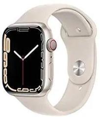 Apple Watch Series 7 Starlight Aluminium Case with Starlight Sport Band Regular