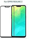 Azzil Tempered Glass Premium Quality 9H_Black 5D_ Screen Protector Guard For Oppo Realme 2 Pro