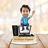 Foto Factory Gifts Personalized Caricature Gifts For Men Software Engineer Computer CA0257