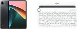 Xiaomi Mi Pad 5 6GB RAM 128GB Storage With Logitech K480 Wireless Multi Device Keyboard White