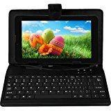 IKALL N1 Dual Sim Calling Tablet With 2800 MAh Battery Capacity With Keyboard Black