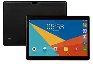 Leoie KT107 10.1 Inch 4G LTE Tablet Android 8.0 Bluetooth PC 8+128GB Dual SIM with GPS Black EU Plug