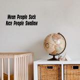 Mean Suck Nice Swallow Sex Wall Decals, Easy To Apply And Remove, 29cm