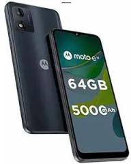 Motorola E13 4G | Unisoc T606 Octa Core 1.6 GHz | 13MP Rear | 5MP Front Camera| 6.5inch HD+ IPS LCD Display with Dolby Atmos | IP52 rated Water Repellent Design