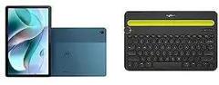 Motorola Tab G70 8GB RAM 512GB Storage with Logitech K480 Wireless Multi Device Keyboard Black