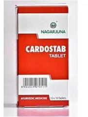 NAGARJUNA HERBAL CONCENTRATES Cardostab Tablet, Red, 100 Count, Pack of 3