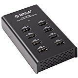 ORICO 8 Port 12V6.5A USB Smart Charging Station With 78W Output For Tablets Black