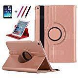 Perfect SHOPO Degree Rotating Flip Case Cover For Apple New IPad 2017 9.7 Inch