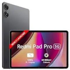 Redmi Pad Pro 5G |Snapdragon 7s Gen 2|30.7cm Tablet|33+ Days Standby| 10000mAh|HyperOS|8GB, 256GB|Quad Speakers |Wi Fi 6 + 5G |Graphite Grey