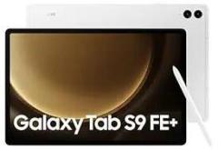 Samsung Galaxy Tab S9 FE+ 31.50 cm Display, RAM 8 GB, ROM 128 GB Expandable, S Pen in Box, WiFi+5G, IP68 Tablet, Silver