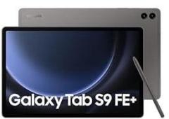 Samsung Galaxy Tab S9 FE+, S Pen in Box, 31.50 cm Display, RAM 12 GB, ROM 256 GB Expandable, Wi Fi, IP68 Tablet, Gray