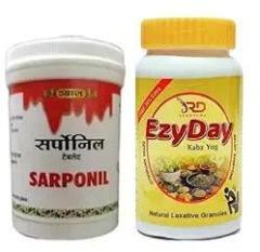 SARPONIL TABLET 50TAB+EZYDAY KABZ YOG 120GM