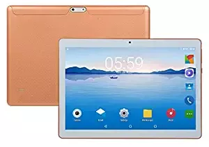 ShiningLove 10.1 inch 4G LTE Tablet Android 8.0 Bluetooth PC 6+64G 2 SIM with GPS Tablet Golden US Plug