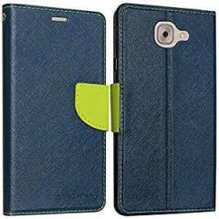 Shopping Monk Samsung Galaxy J7 Max Original Flip Cover Stylish Luxury Mercury Magnetic Lock Diary Wallet Style Flip Cover Case for Samsung Galaxy J7 Max