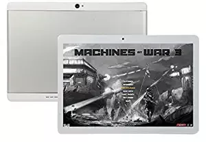 TEQIN 10 Inch Tablet Android 8.0 6+64GB Tablet PC with TF Card Slot and Dual Camera Silver UK Plug