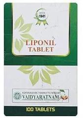 VAIDYARATNAM Liponil Tablet 100 Tablets Ayupra Wellness