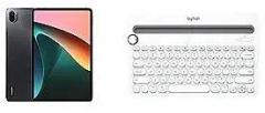 Xiaomi Mi Pad 5 6GB RAM 128GB Storage with Logitech K480 Wireless Multi Device Keyboard White