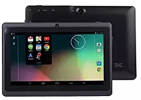 XuBa Q88 7.0 Android 4.4 Quad Core 4GB ROM 512MB RAM WiFi 1.3MP G Sensor Tablet PC Black U.S Plug