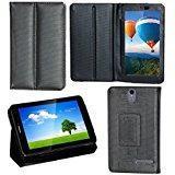 Zaoma Diary Stand Flip Flap Case Cover For IBall Slide 7236 2G Stand Flip Case Cover Black