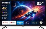 85 Inch X HDMI Cinematic Display Black Silver Smart Android 4K Ultra HD LED TV