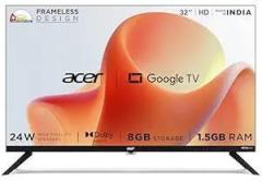 Acer 32 inch (80 cm) G Plus Series Google AR32HDGGR2841AD Smart HD Ready LED TV