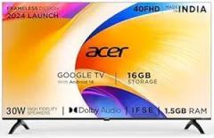 Acer 40 inch (100 cm) I Pro Series Google AR40FDIGU2841AT (Black) Smart Full HD LED TV