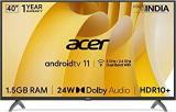 Acer 40 Inch (100 Cm) P Series AR40AR2841FD (Black) Android Smart Full HD LED TV