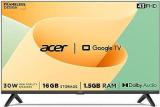 Acer 43 Inch (109 Cm) Advanced I Series Google AR43GR2841FDFL (Black) Smart Full HD LED TV