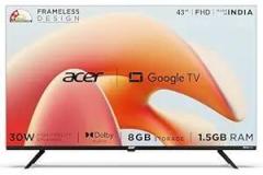 Acer 43 inch (109 cm) G Plus Series Google AR43FDGGR2841AD Smart Full HD LED TV
