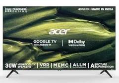 Acer 43 inch (109 cm) L Series Google AR43UDLGU2875AT (Black) Smart Ultra HD LED TV