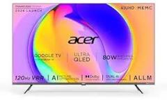 Acer 43 inch (109 cm) Super Series Google AR43QDXGU2875AT (Black) Smart 4K Ultra HD QLED TV