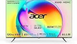 Acer 50 Inch (126 Cm) Super Series Google AR50QDXGU2875AT (Black) Smart 4K Ultra HD QLED TV
