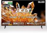 Acer 50 Inch (127 Cm) Ultra V Series Google AR50QDVGU2875BD Smart 4K Ultra HD QLED TV