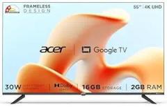 Acer 55 inch (139 cm) G Plus Series Google AR55UDGGR2851AD Smart 4K Ultra HD LED TV