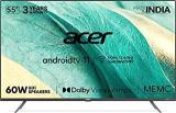 Acer 55 Inch (139 Cm) H Series AR55AR2851UDPRO (Black) Android Smart 4K Ultra HD LED TV