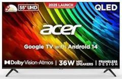 Acer 55 inch (139 cm) V PRO Series Google AR55QDQGR2851AD Smart 4K Ultra HD QLED TV
