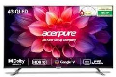 Acerpure 43 inch (109 cm) Elevate (2024 Series) Google with Google OS | Dolby Atmos |AP43UG51QEVTD Smart QLED TV