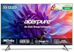 Acerpure 55 inch (139 cm) Elevate Series Google AP55UG51QEVTD Smart Ultra HD 4K QLED TV
