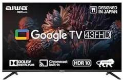 Aiwa 43 inch (108 cm) Google | | | Display | Built in Apps | Magnifiq Series | Bezel Less | 1.5 GB RAM | Dolby Atmos Audio | Signature Sound | AS43FHDX1 GTV Smart Full HD LED TV