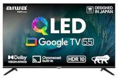 Aiwa 55 inch (139 cm) Display | Google | | Dolby Vision | Magnifiq Series Bezel Less | 2 GB RAM | 16 GB Storage | Dolby Atmos Audio | Signature Sound | AS55QUHDX3 GTV Smart 4K Ultra HD QLED TV